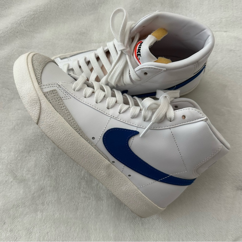 Nike High-Top White Blazer Sneakers 6